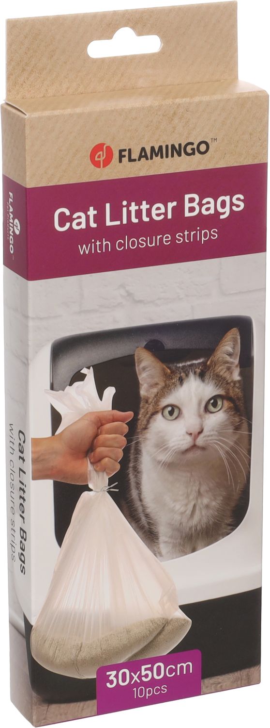 ​Kattenbakzakken Basic Wit – 10 stuks