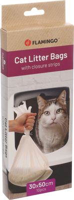 ​Kattenbakzakken Basic Wit – 10 stuks