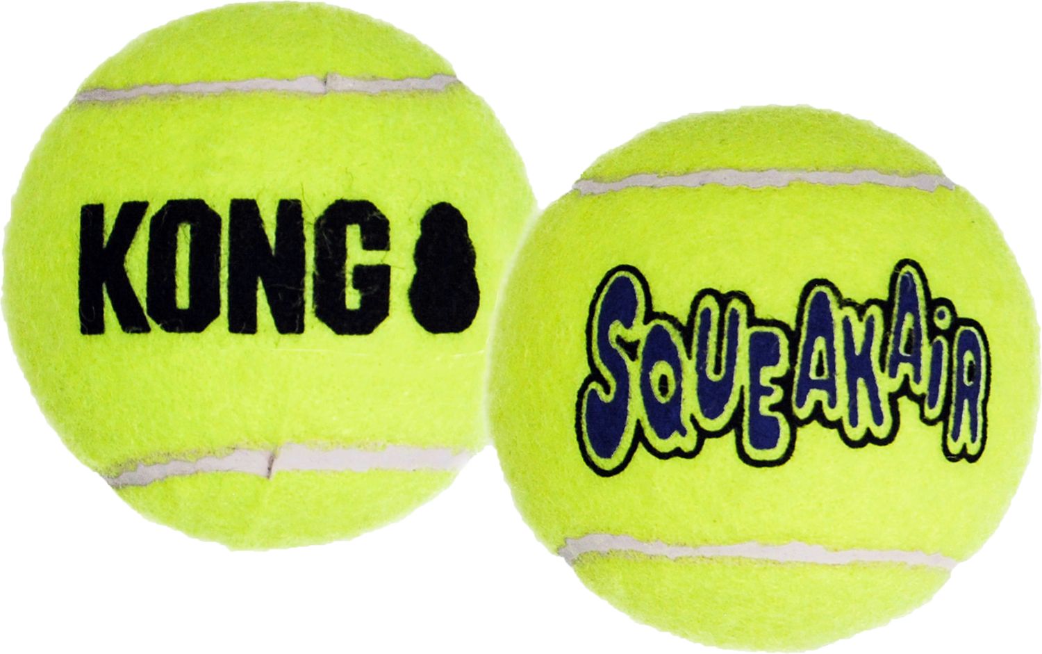 KONG® Speelgoed SqueakAir® Tennisbal Geel 8cm – Apporteerbal met squeaker