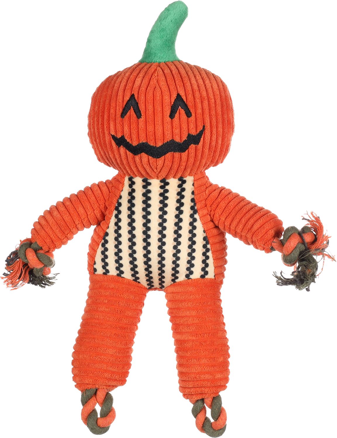 ​Halloween Speelgoed Bunut Pompoen Oranje – Pluche hondenspeeltje met squeaker