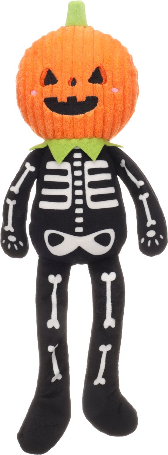 Halloween Speelgoed Bonno Skelet Zwart – Pluche hondenspeeltje met squeaker en knispergeluid