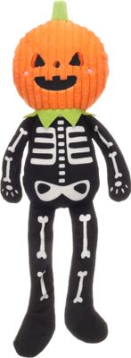 Halloween Speelgoed Bonno Skelet Zwart – Pluche hondenspeeltje met squeaker en knispergeluid