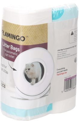 Kattenbakzakken Atlas Wit – 2 × 30 stuks