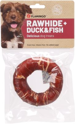 Snack R'Hide Ring met Eend &amp; Kabeljauw