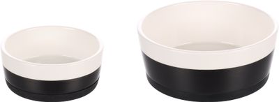Eet- en Drinkpot Duke Rond Zwart &amp; Wit
