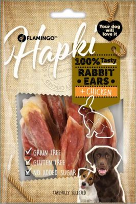 Snack Hapki Konijnenoren met Kip