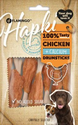 Snack Hapki Calcium Drumstick met Kip