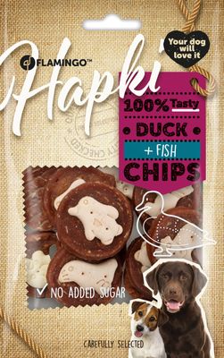 Snack Hapki Chips Koekje met Eend &amp; Vis