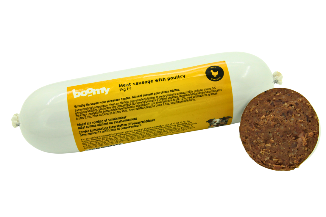 Vleesworst met Gevogelte 1 kg