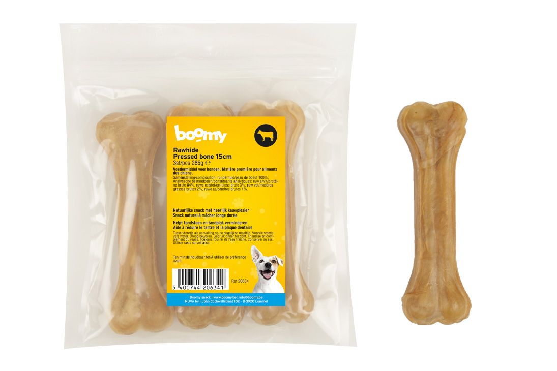 Pressed Bone 15 cm – 3 stuks 285 g