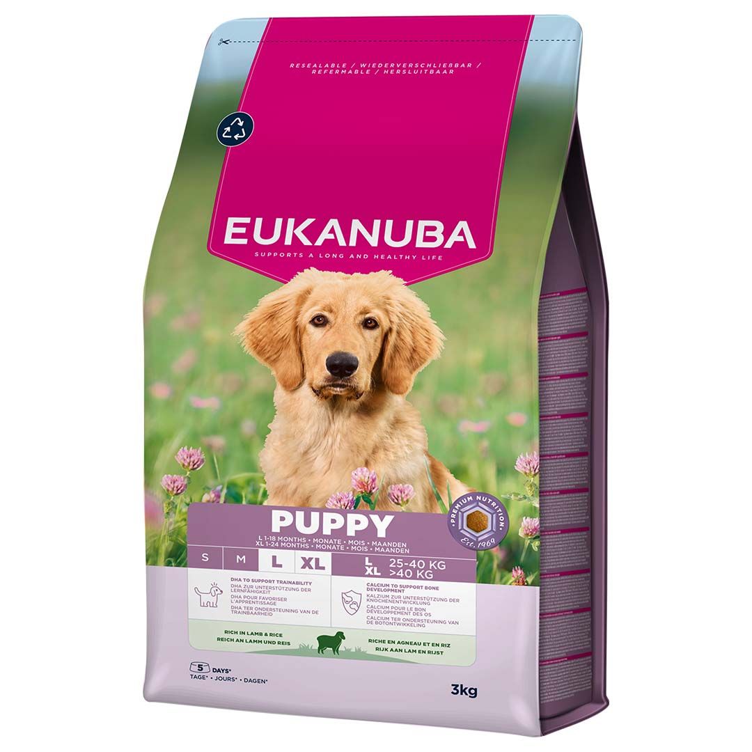 EUKANUBA Dog Puppy Large Breed Lamb &amp; Rice