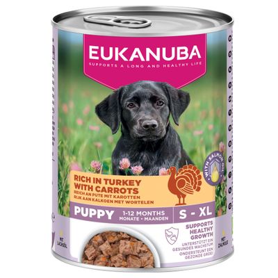 EUKANUBA Dog Wet Food Puppy Turkey 400 g