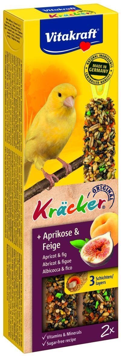 Vitakraft Kräckers Kanarie Abrikoos &amp; Vijgen – 2 stuks