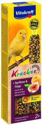Vitakraft Kräckers Kanarie Abrikoos &amp; Vijgen – 2 stuks