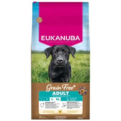 EUKANUBA Grain Free Chicken Adult Large Breed 12 kg