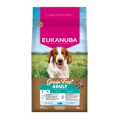 EUKANUBA Grain Free Ocean Fish Adult S/M Breed