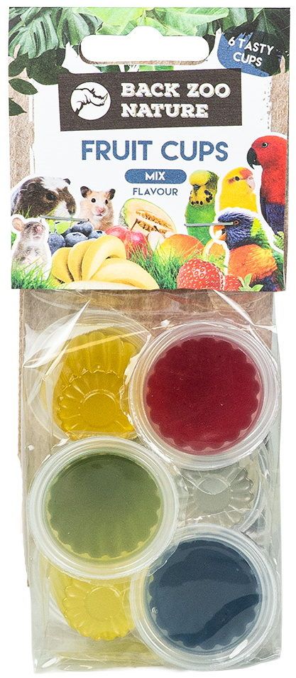 Back Zoo Nature Fruitkuipjes Mix 6 stuks – Fruitige Vogellekkernij