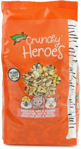 Crunchy Heroes Hamster, Rat &amp; Muis Voer – Dagelijkse Voeding