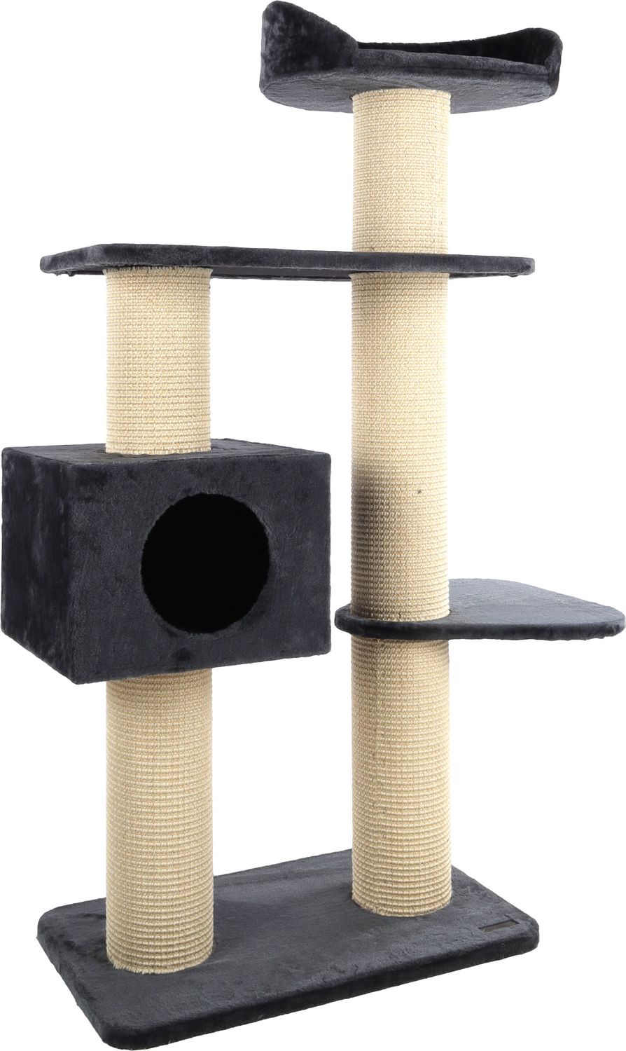 Krabpaal Azraël Donkergrijs 157 cm – Krab- &amp; Klimpaal voor Katten
