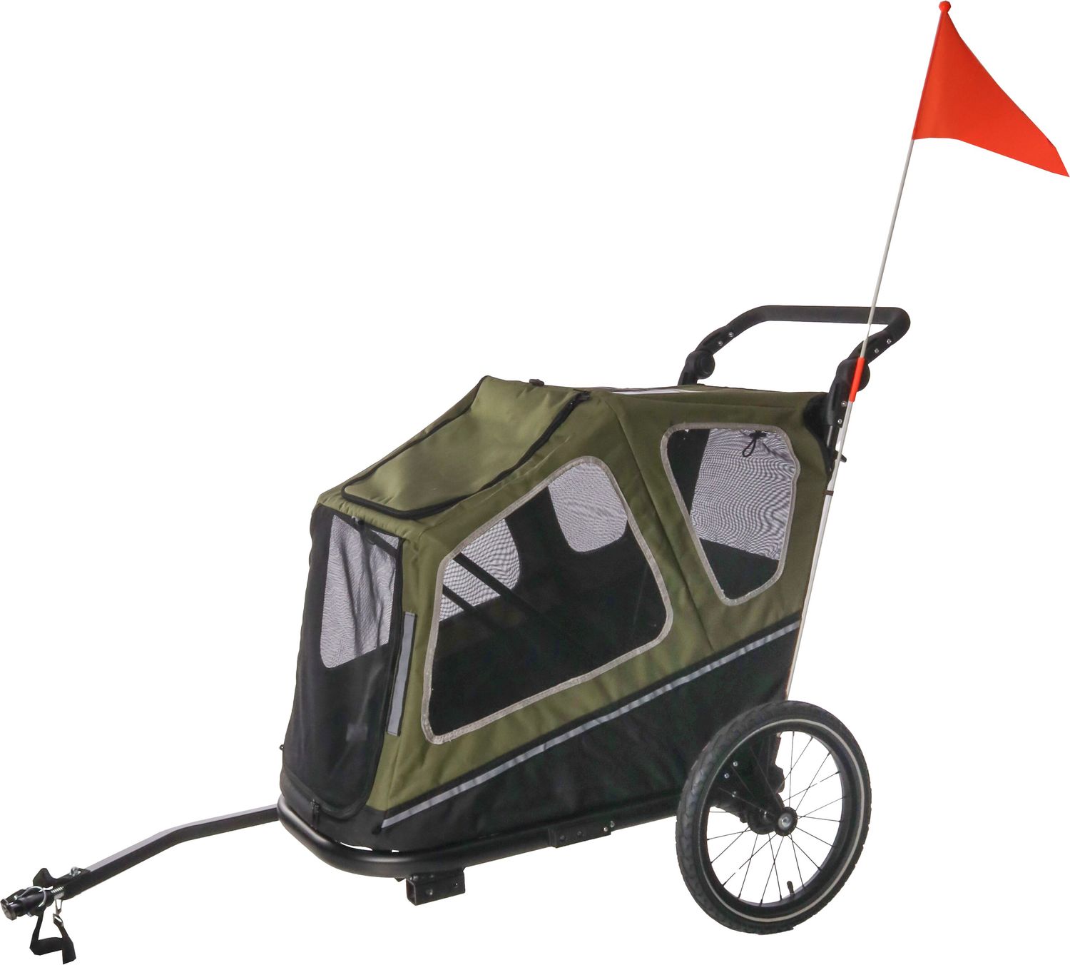 Fietskar Jodie Groen – Hondenfietskar tot 25 kg