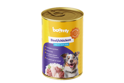 Blikvoeding Rund &amp; Kip 400 g