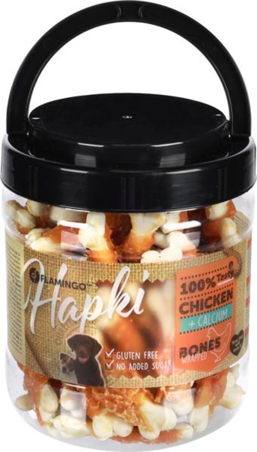 Hapki Calciumbeen met Kip 650 g – Hondensnack