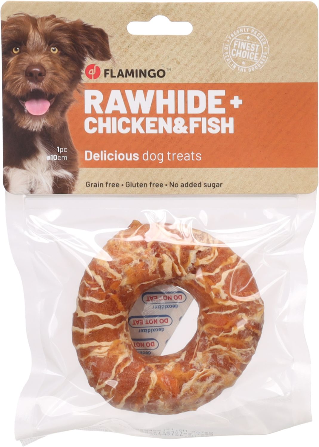 R'Hide Kauwring met Kip &amp; Kabeljauw 10 cm