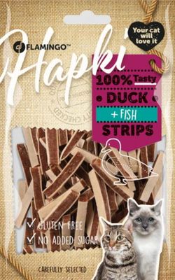 Hapki Strips met Eend &amp; Kabeljauw 85 g