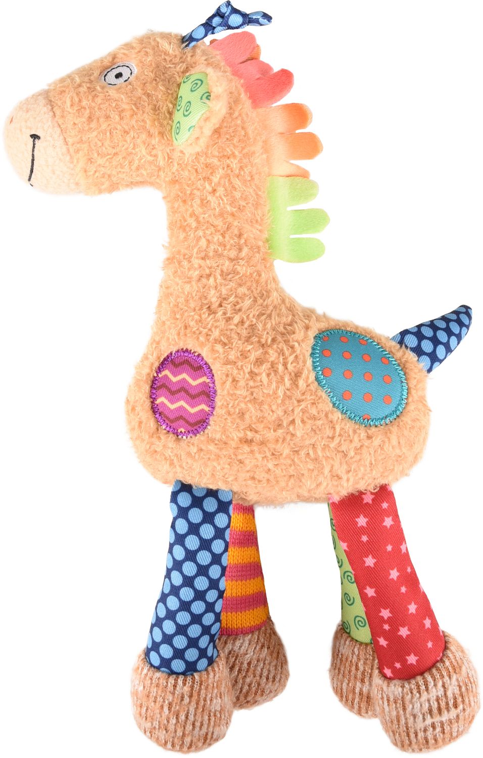 Speelgoed Cheery Giraf 30 cm Meerkleurig – Hondenspeeltje met Squeaker