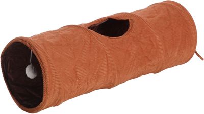 Kattentunnel Reddi Bruin 75 cm – met Balletje