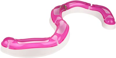 Speelgoed Moggy Tunnel met Bal – Roze &amp; Wit