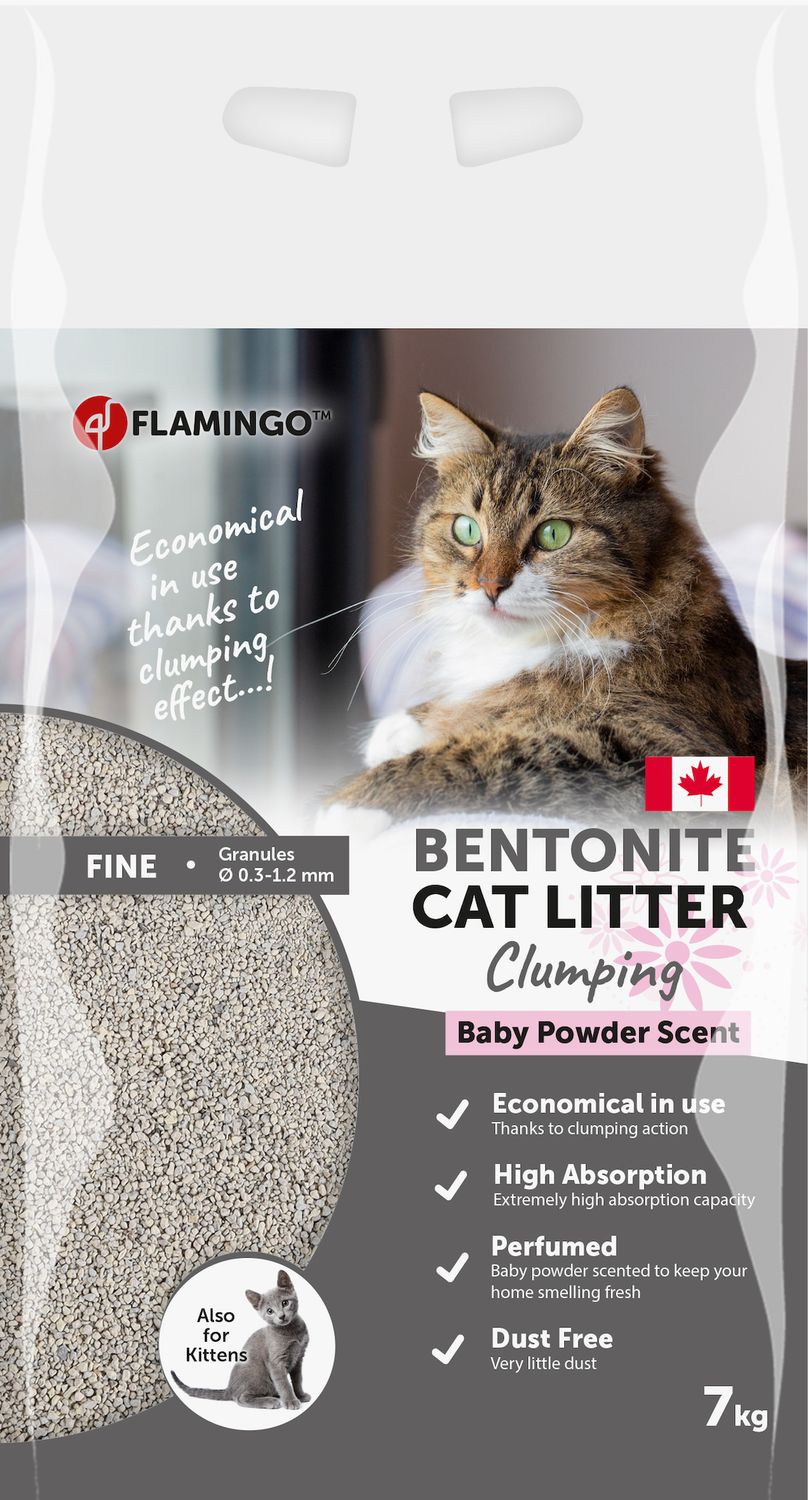 Kattenbakvulling Bentoniet Babypoeder Fijne Korrels 7 kg