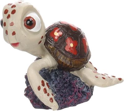 Aquariumdecoratie Leto Wit Schildpad