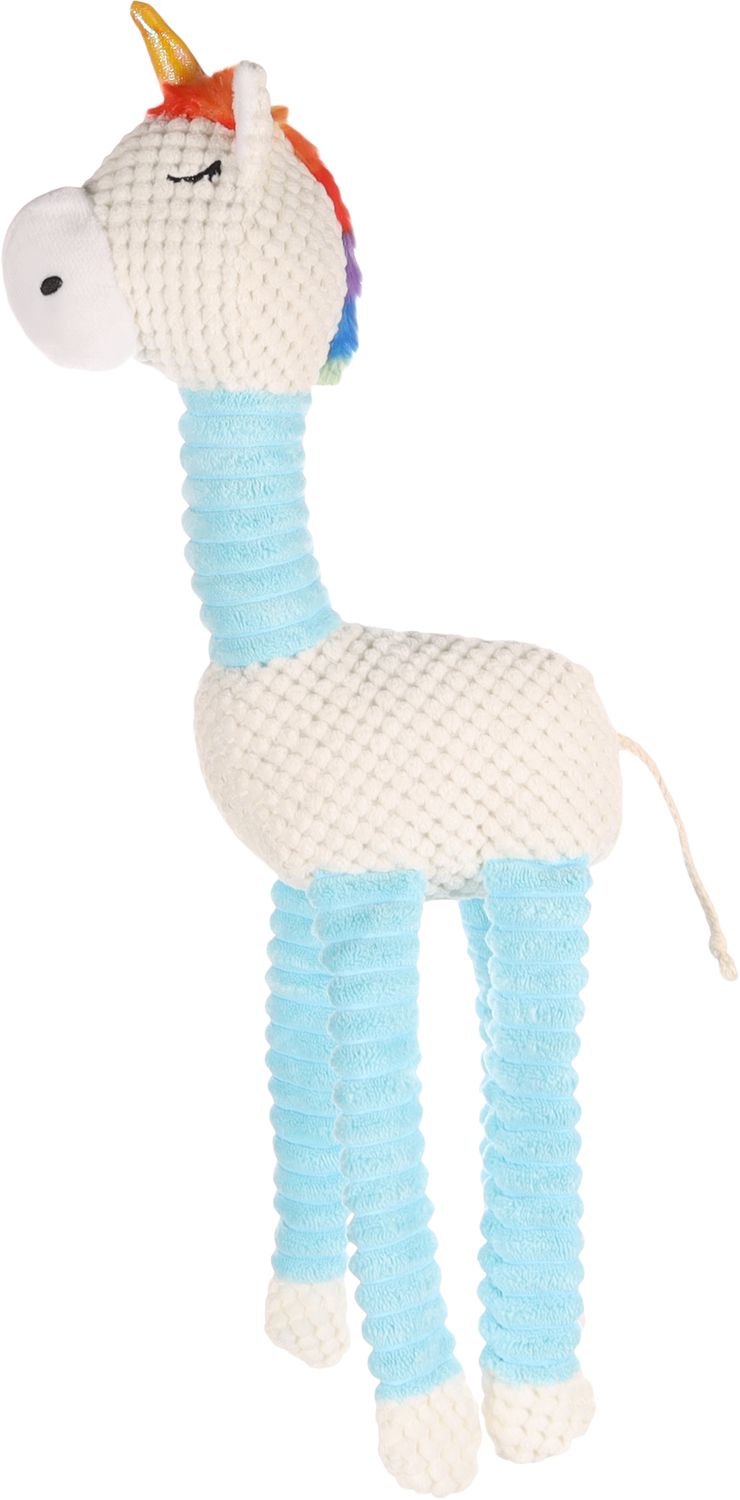Rasha Eenhoorn Blauw – Hondenspeelgoed 52 cm
