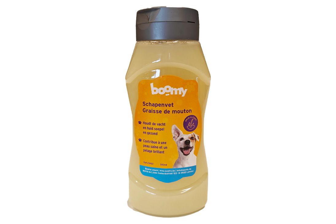 Boomy Schapenvet voor Honden 500 ml