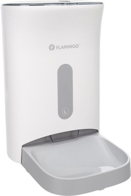 Flamingo Odion Voederautomaat met Timer 4,5 L Wit