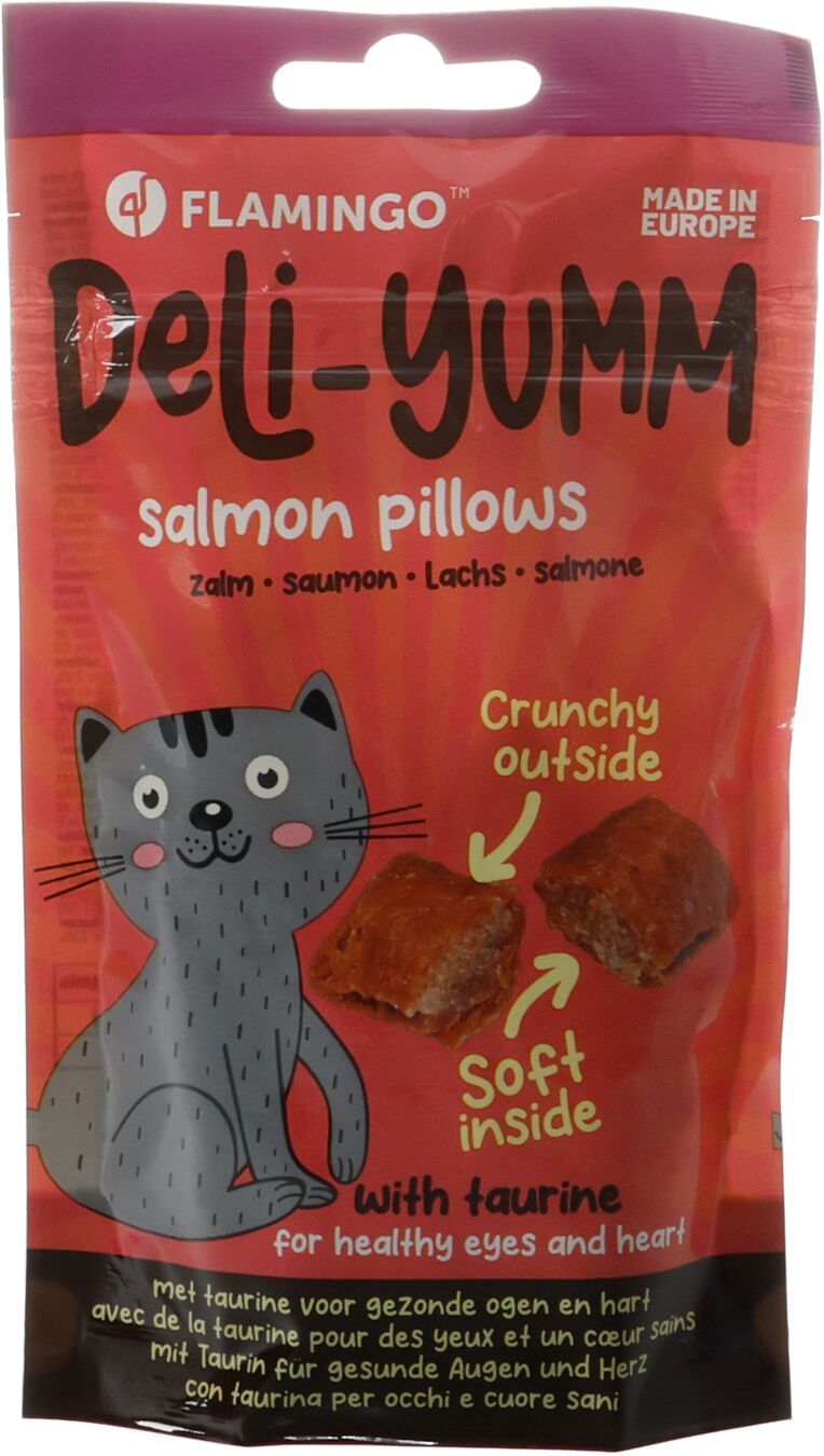 Pillow Kattensnacks met Zalm 50 g