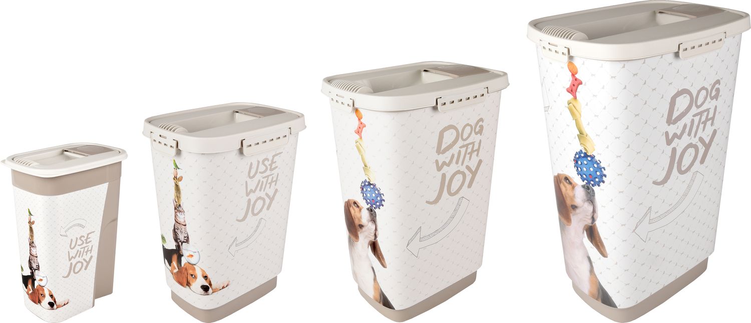 Voerton June Rechthoekig Taupe &amp; Wit 4 Maten