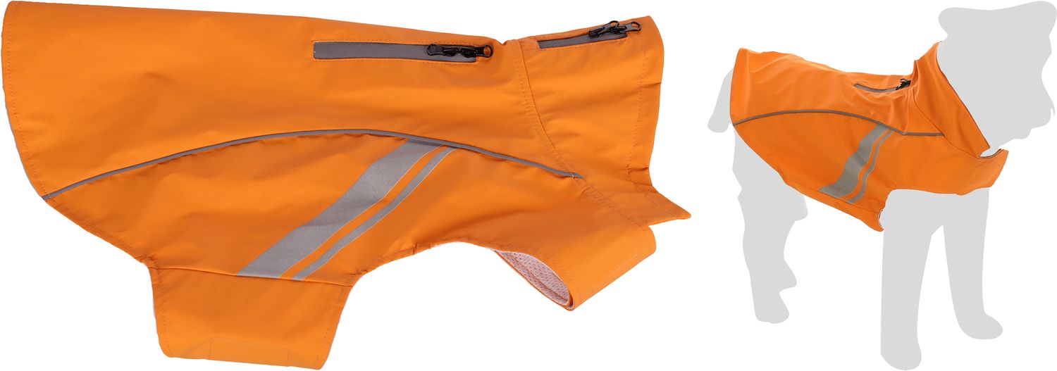 Pomi Regenjas Oranje Waterdichte Hondenjas