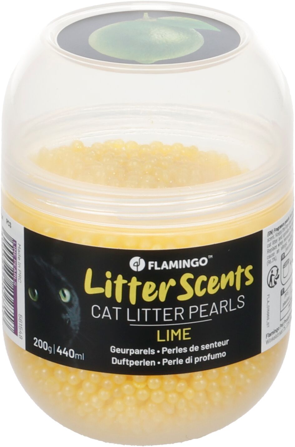 Geurparels Kattenbak Limoengeur 440 ml Geurneutralisator