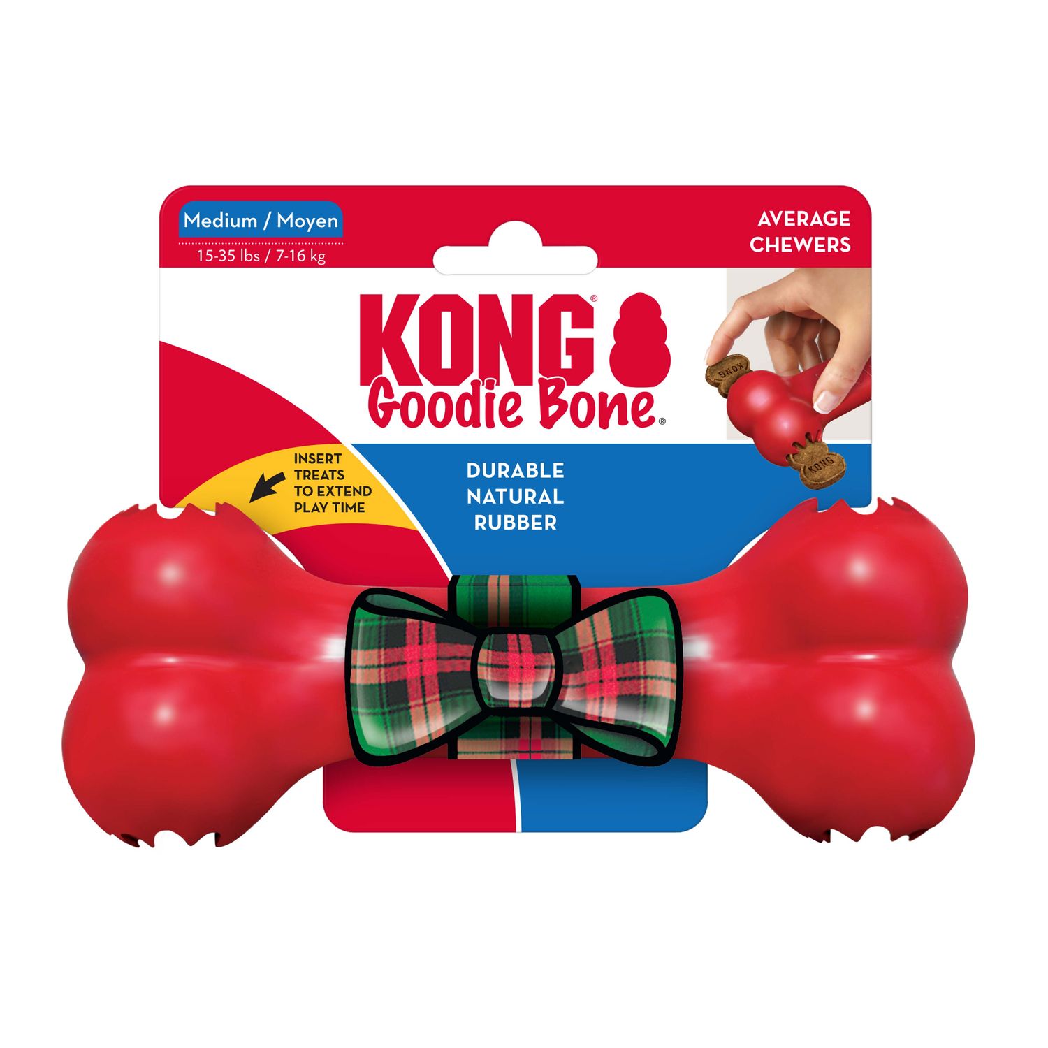 KONG Goodie Bone Rubber Kauwspeeltje voor Honden