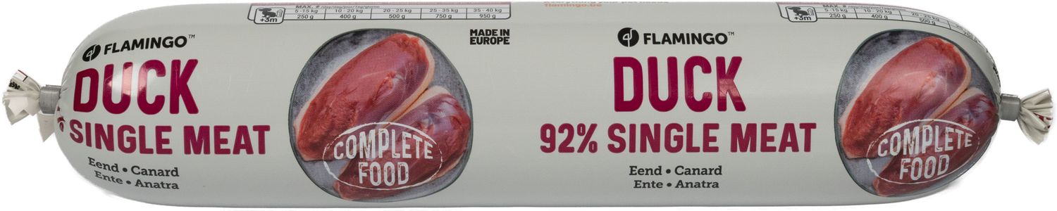 Hondenworst Eend 92% Eend Monoproteïne 400 g