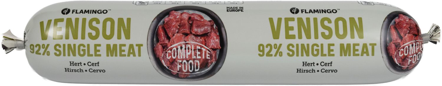 Hondenworst Hert 92% Hertenvlees Monoproteïne 400 g