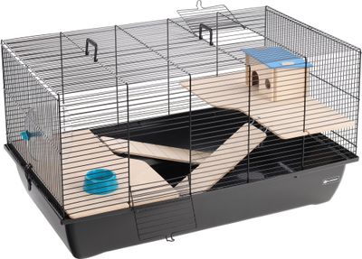 Hamsterkooi Chipper Zwart 77,5 x 47 x 42 cm