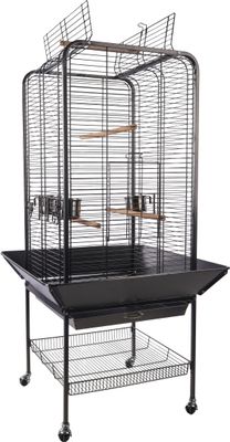 Parkietenkooi Paullie Antraciet 80 x 80 x 151,5 cm
