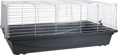 Knaagdierkooi Eppo Zilver Zwart 100 x 54 x 42 cm
