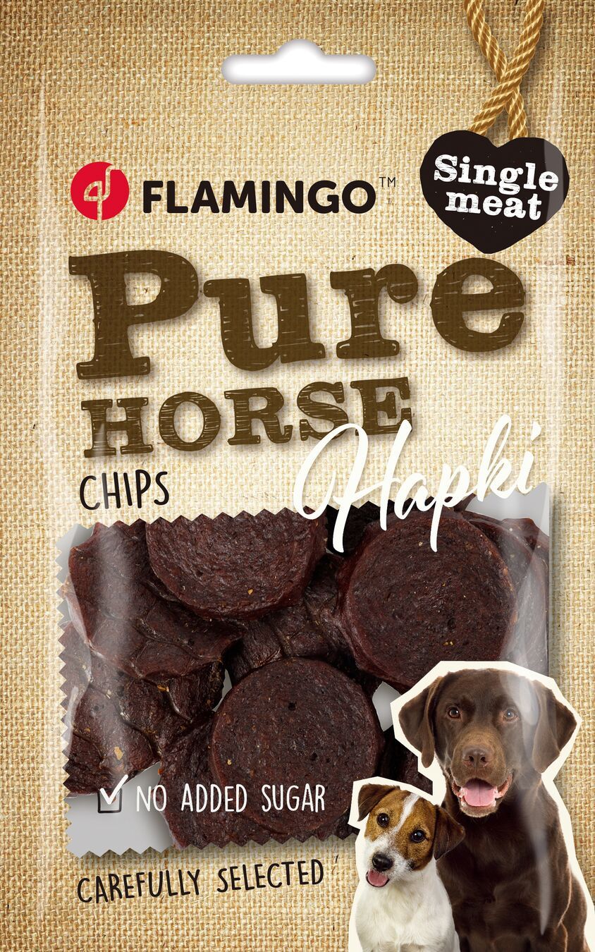 Flamingo Hapki Pure Paardenchips 85 g