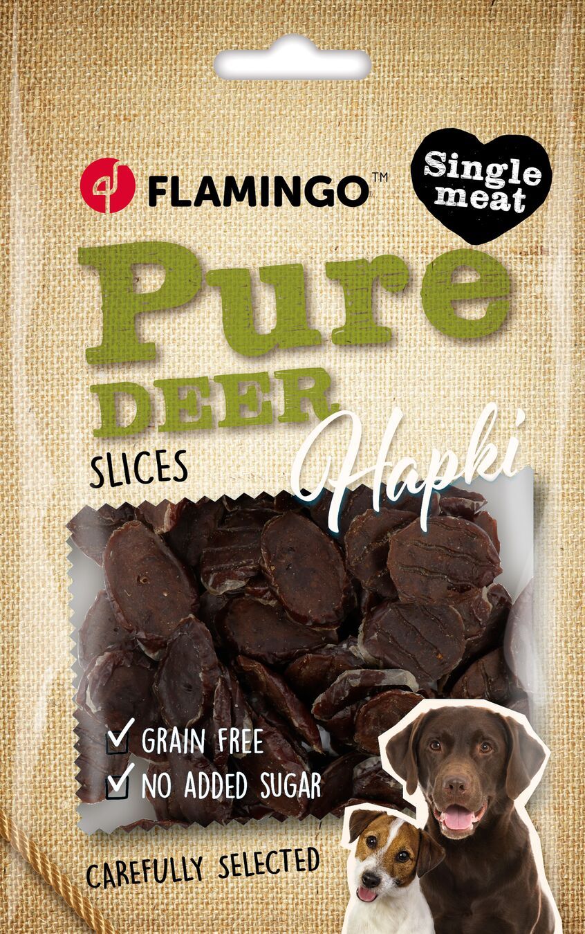 Flamingo Hapki Pure Hertenschijfjes 85 g