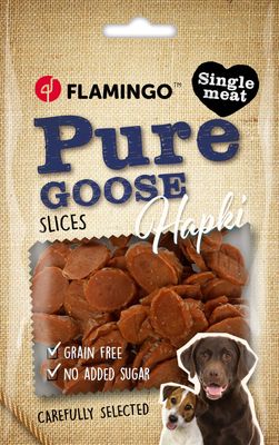 Flamingo Hapki Pure Gans Schijfjes 85 g
