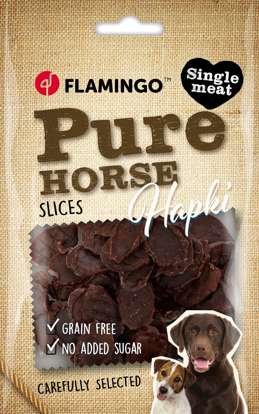 Flamingo Hapki Pure Paardenschijfjes 85 g